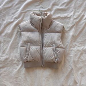Garage Beige Puffer Vest